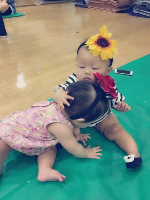 나도 할 수 있어 입신던지기 얏!