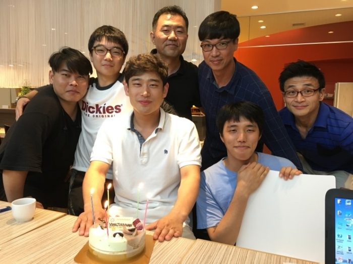 일본에서 맞이한 생일파티