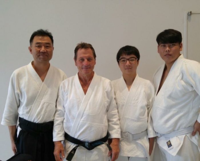안산도장 회원 크리스챤 티시에 선생과 함께 