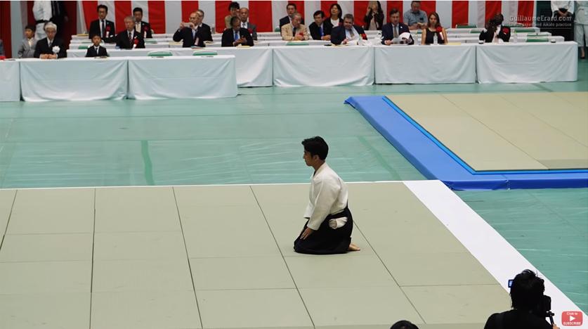 제57회 전일본합기도연무대회 우에시바 미츠테루 세계본부도장장