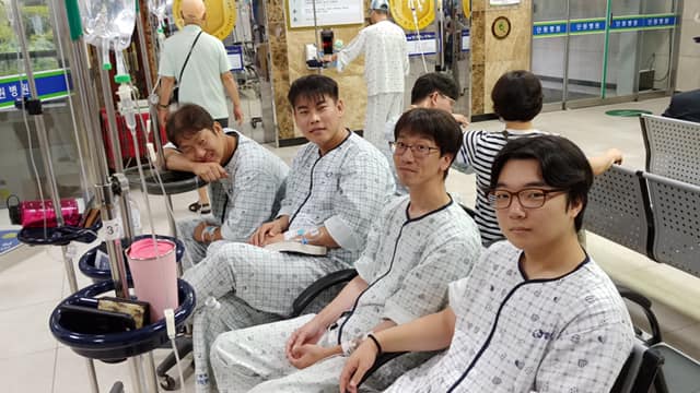 운영요원 교육 참가자 교통사고 경미한 부상