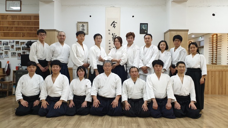 뉴질랜드와 부르나이 회원 본부도장 수련참가