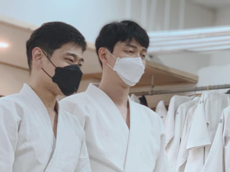 마스크 착용하고 '아이키도' 수련하기