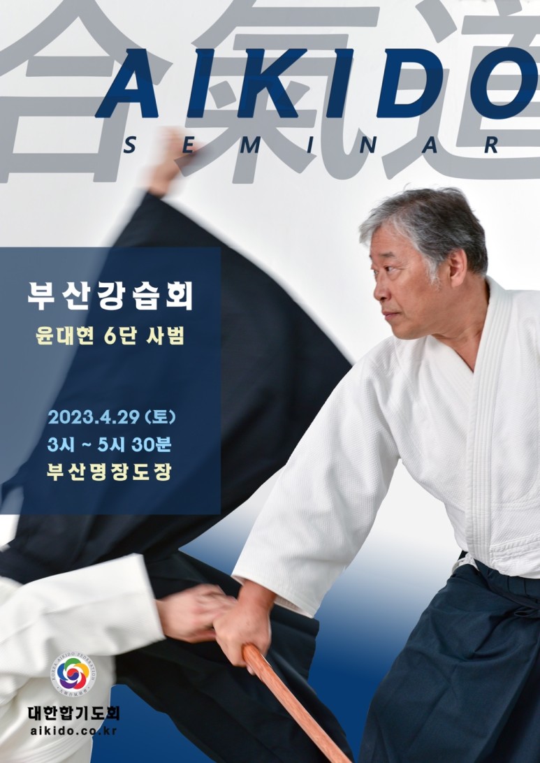 4월 29일 대한합기도회 윤대현 회장의 부산강습회