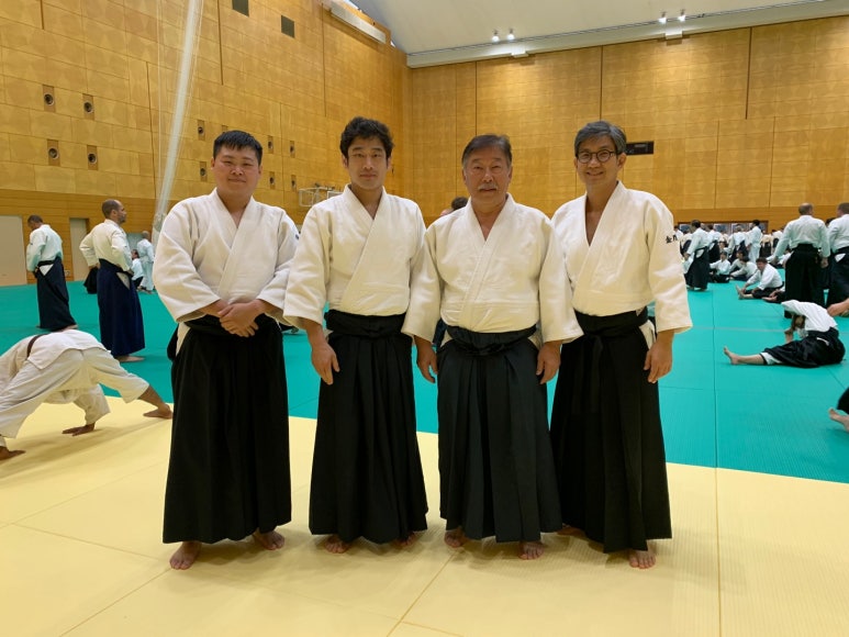 행사에 참여한 대한합기도회 회원들