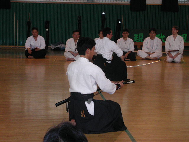가토리신토류 거합술 시범연무